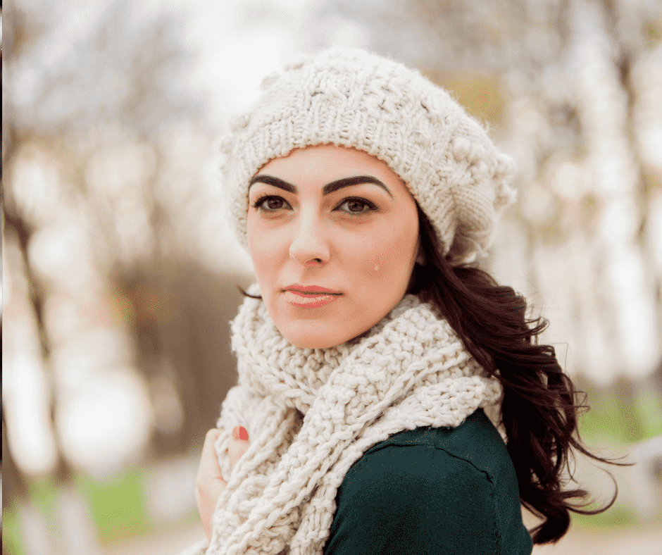 Caring for skin in winter